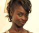 Aïssa Maïga à l'occasion des 40 ans de la maison Cavalli qui se sont tenus aux Beaux-Arts, dans le cadre de la Fashion Week, à Paris, le 29 septembre 2010.