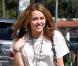 Miley Cyrus se rend chez des amis à Westwood (Californie), jeudi 30 septembre.