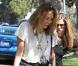 Miley Cyrus se rend chez des amis à Westwood (Californie), jeudi 30 septembre.