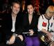 Antoine de Caunes et Daphné Roulier au défilé Alexis Mabille, le 3 octobre 2010, à Paris.