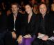 Antoine de Caunes, Daphné Roulier et Stéphane Bern au défilé Alexis Mabille, le 3 octobre 2010, à Paris.