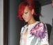 Rihanna sort du restaurant le Sketch, à Londres, le 5 octobre 2010