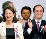 François Hollande et Ségolène Royal en 2007 lors d'un meeting de la candidate socialiste à l'élection présidentielle