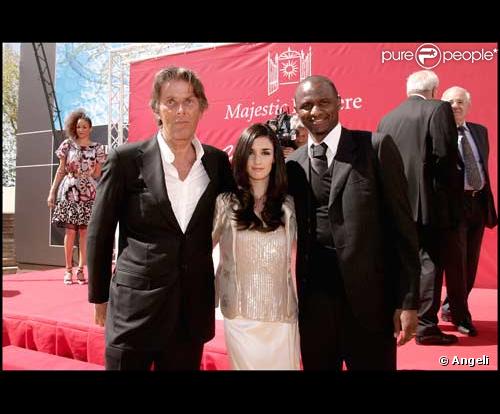 Dominique Desseigne, Paz Vega, Patrick Vieira à l'inauguration de l'extension du Majestic