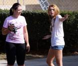 Miley Cyrus à Toluca Lake, le 12 octobre 2010