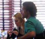 Carlos Moya et Carolina Cerezuela, à Miami, en mars 2010.