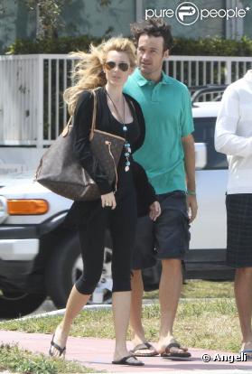 Carlos Moya et Carolina Cerezuela, à Miami, en mars 2010.