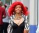  Rihanna sur le tournage de son dernier clip What's my name dans le quartier du East Village à New York le 26 septembre 2010 