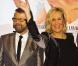 Björn Ulvaeus et Agnetha Fältskog à Copenhague. Ils assistent à la comédie musicale Mamma Mia ! . 1er Octobre 2010