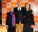 Jean Rochefort, son épouse, et Delphine Gleize au 17e Trophée Epona, à Cabourg. 16/10/2010