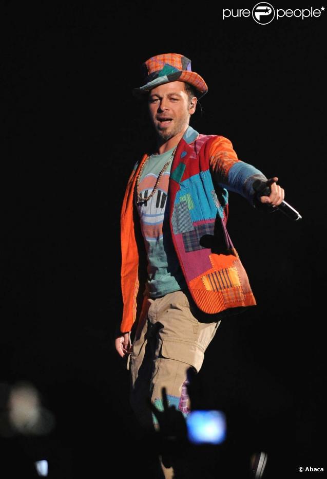 Christophe Maé en concert à Bercy, le 20 octobre 2010