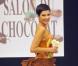Cristina Cordula au salon du chocolat le 27/10/10 à Paris  