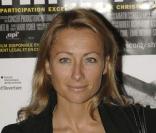 Anne-Sophie Lapix à l'avant-première de Shine a light à l'Olympia, le 9/04/08