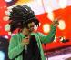 Jamiroquai interprète  White knuckle ride  sur le plateau de The X Factor, le 30 octobre 2010