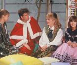 Dorothée, Jacky, Isabelle Morizet (dans sa période Karen Cheryl), et Chantal Goya, en 1985