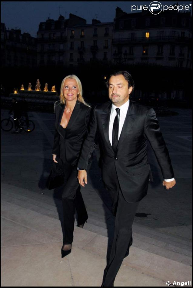 Henri Leconte et sa femme Florentine