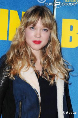 La ravissante Léa Seydoux à l'occasion de l'avant-première de  Belle épine , qui s'est tenue à l'UGC Ciné-Cité des Halles, à Paris, le 8 novembre 2010.