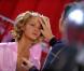 Julia Stegner dans les coulisses du défilé Victoria's Secret à New York le 10/11/10