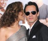 Jennifer Lopez et Marc Anthony en 2010 pour l\'avant-première du Plan B<br />