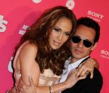 Jennifer Lopez et Marc Anthony en avril 2010 lors d\'une soirée US Weekly<br />