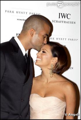 Tony et Eva au Par Coeur Gala, à Paris, en 2008.