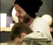 David Beckham et son fils Cruz, Los Angeles, novembre 2010
