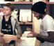 David Beckham et son fils Cruz, Los Angeles, novembre 2010
