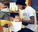 David Beckham et son fils Cruz, Los Angeles, novembre 2010
