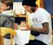 David Beckham et son fils Cruz, Los Angeles, novembre 2010