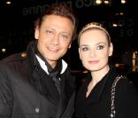 Valéry Zeitoun et Julie Judd au vernissage de l\'exposition Maserati et Paco Rabanne, novembre 2010