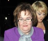 Susan Boyle assiste à une représentation du spectacle  Dirty Dancing , samedi 20 novembre, à l'Aldwych Theatre de Londres.