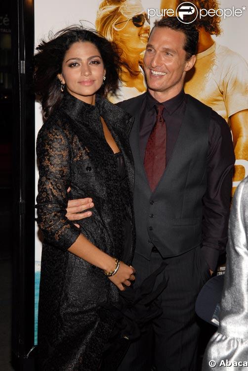Matthew McConaughey et sa compagne Camilla