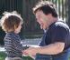 Jack Black et son fils Thomas lors d'une après-midi au Cold Water Canyon Park de Los Angeles, le 28 novembre 2010.
