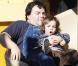 Jack Black et son fils Thomas lors d'une après-midi au Cold Water Canyon Park de Los Angeles, le 28 novembre 2010.