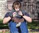 Jack Black et son fils Thomas lors d'une après-midi au Cold Water Canyon Park de Los Angeles, le 28 novembre 2010.