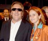 Gilbert Montagné et son épouse Nicole 