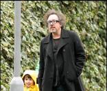 Tim Burton et son fils