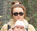 Helena Bonham-Carter et sa fille