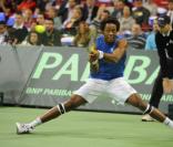 Gaël Monfils, défait lors de la finale de la Coupe Davis le 5 décembre 2010