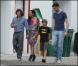 Barbara Becker, son fils Elias Becker et son mari Arne Quinze déjeunent et se baladent à Miami, le 26 novembre 2010