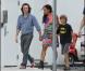 Barbara Becker, son fils Elias Becker et son mari Arne Quinze déjeunent et se baladent à Miami, le 26 novembre 2010