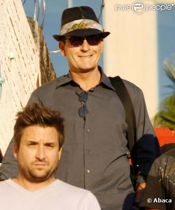 Charlie Sheen, Los Angeles, le 28 octobre 2010
