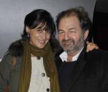 Inès et Denis Olivennes à la générale du spectacle Enfin sur scène ?, de Gaspard Proust, le 16 décembre 2010.