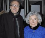 Laurent Ruquier et Claude Sarraute à la générale du spectacle Enfin sur scène ?, de Gaspard Proust, le 16 décembre 2010.