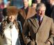 Camilla Parker Bowles et le prince Charles à la messe de Noël, le 25 décembre, à Sandringham.