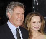 Harrison Ford et Calista Flockhart en janvier 2010 pour l\'avant-première de Mesures extraordinaires<br />