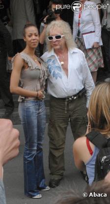 Michel Polnareff et sa compagne Danyellah
