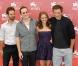 Benjamin Millepied, Darren Aronofsky, Natalie Portman et Vincent Cassel lors du festival de Venise pour la présentation de Black Swan en septembre 2010 