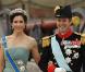 Mary et Frederik de Danemark lors du mariage de la princesse de Suède Victoria en juin 2010 