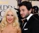  Christina Aguilera et Matthew Rutler lors de la 68e cérémonie des Golden Globes au Beverly Hilton Hotel de Los Angeles le 16 janvier 2011 